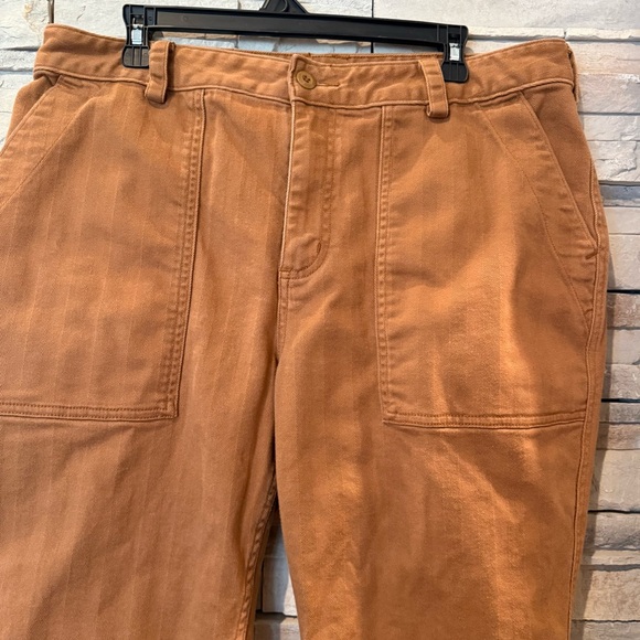 Duluth Trading Co. Women's Size 16 Tan Brown 4 Pocket Pant Straight Leg Cotton - Picture 5 of 12
